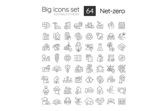 A Practical Icon Set for Communicating Net Zero Strategies