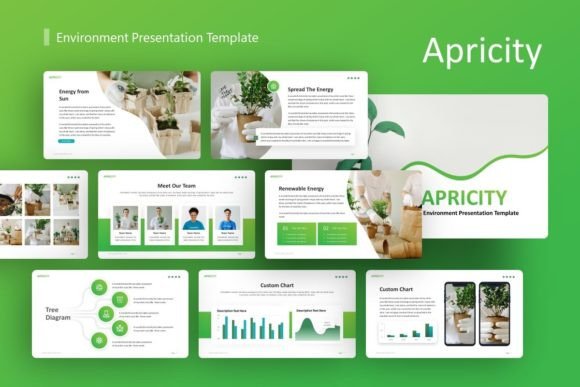Apricity: The Environment Presentation Template Designed for Modern Communication