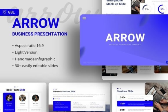 Introducing Arrow: A Versatile Google Slides Template for Professionals