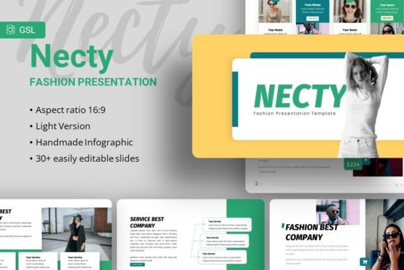 Necty: A Creative Google Slides Template for Any Project
