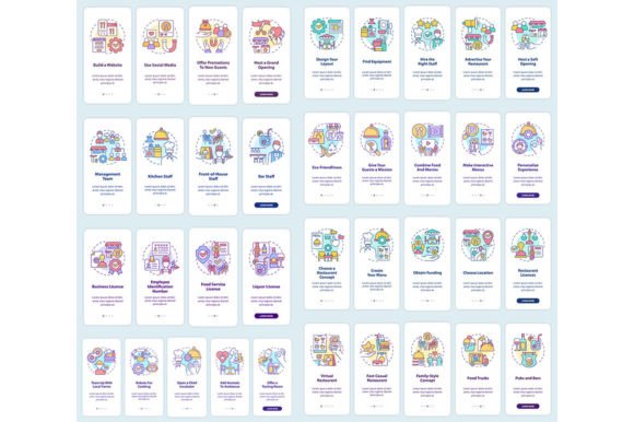 Restaurant Business Mobile App Screens: Your Creative Foundation