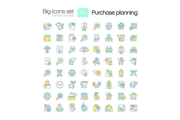 Streamline Purchase Planning with a Professional Icon Collection