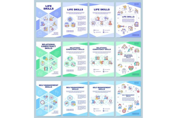 The Life Skills Brochure Template Set: Your Design Toolkit